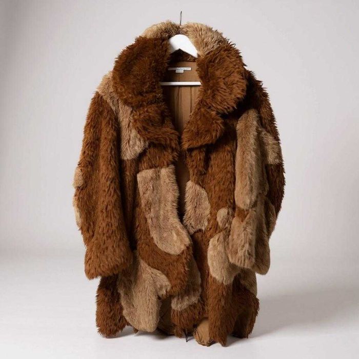 Oryginalne sztuczne futro damskie Stella McCartney vintage