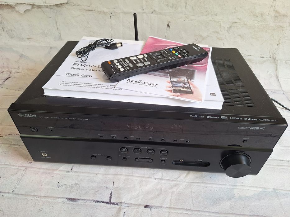 5.1 Yamaha musiccast RX-V483 Wifi BT 4k/60p net radio HDR Spotify