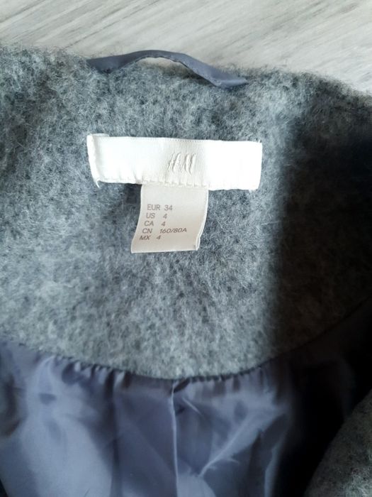 Płaszcz damski szary