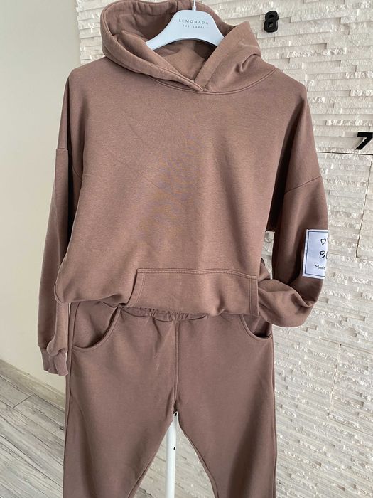 BLM By love me mięsisty dres set fango kangur + joggery