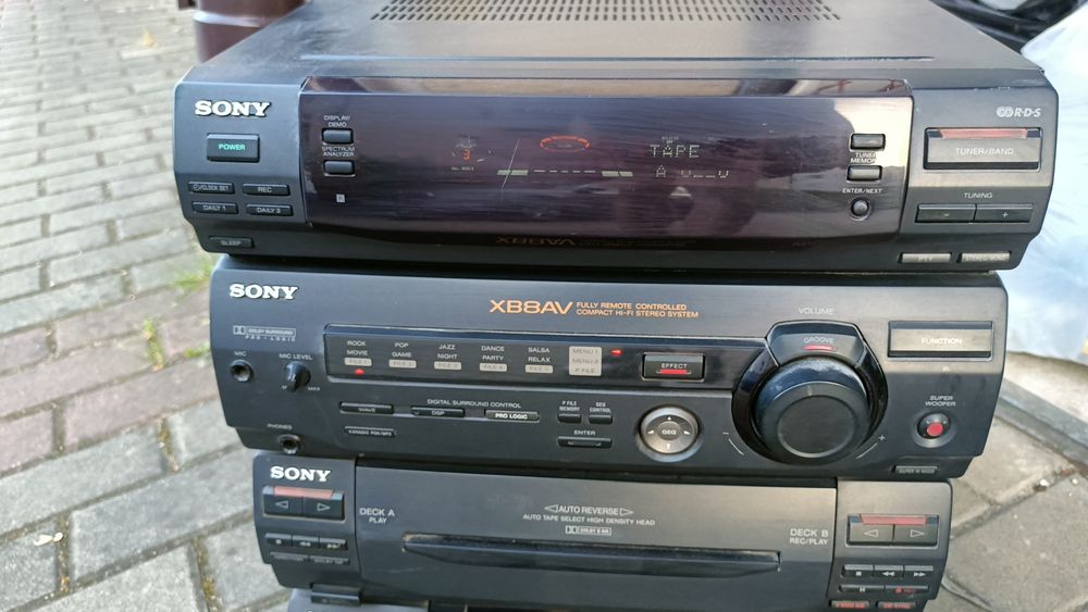 SONY HCD-XB8 Wieża XB8AV Hi-fi Stereo
