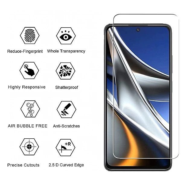 Szkło Hartowane Płaskie do Xiaomi Poco X4 Pro 5g / Redmi Note 11 Pro