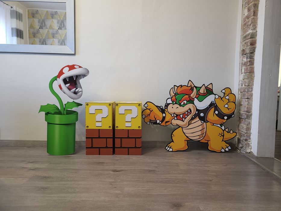 Rekwizyty do sesji fotograficznej Super Mario