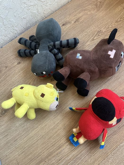 Іграшка майнкрафт набір minecraft мякі іграшки