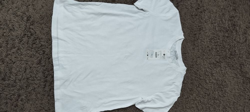 T-shirt Zara L biała