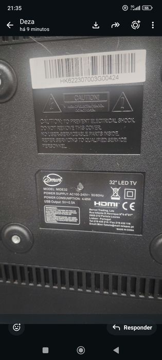 Smart Tv 32 polegadas