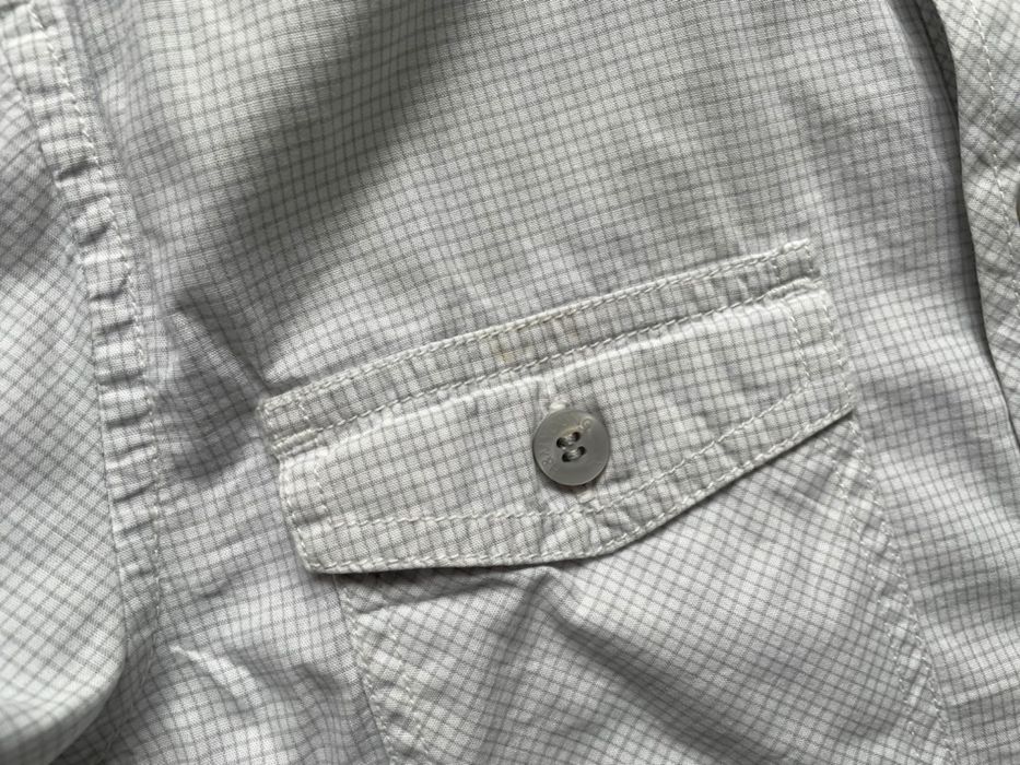 Koszula z krótkim rękawkiem w krateczkę H&M 152