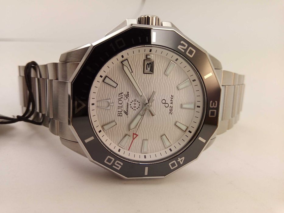 Мужские часы Bulova Precisionist Marine Star 96B426 точность колебаний 262 кГц, сапфир