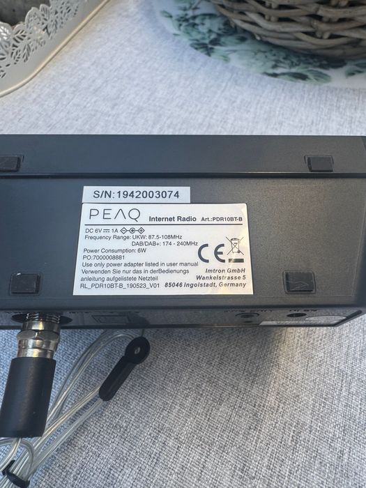Radio internetowe PEAQ PDR10BT-B używane