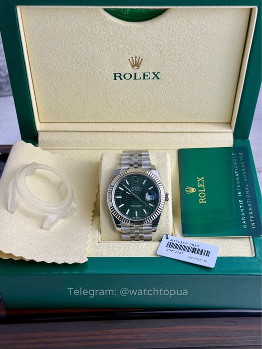 Годинник Rolex Datejust 41 Mint Green Ролекс