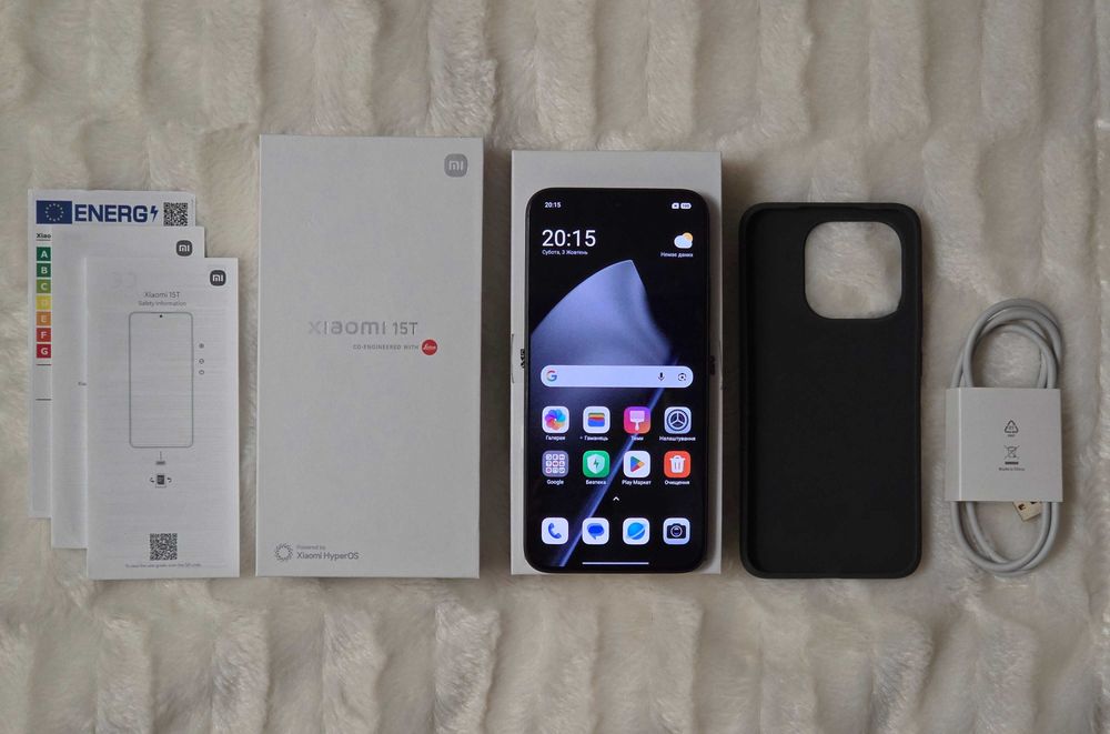 Xiaomi 15T 12/512 4 цикла зарядки. Новий телефон для Європи і України.