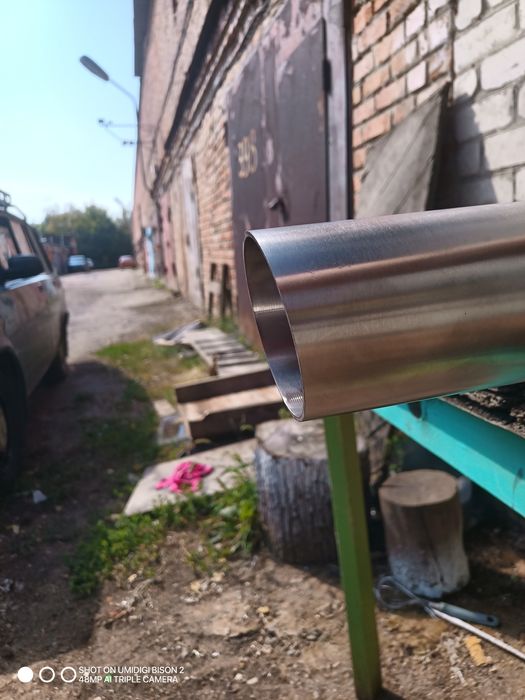 Глушитель универсальный прямоточный