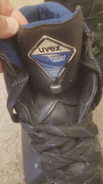 Кожаные рабочие ботинки UVEX Trekking S3 (Германия), размер 42