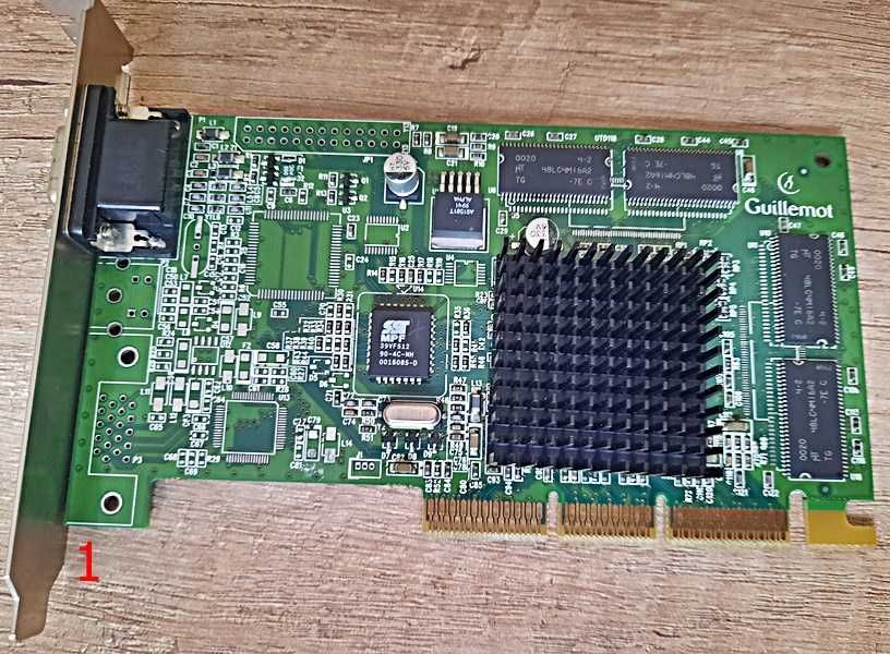 Karta  graficzna  TNT2 M64 32MB  - nr. 1 do retro komputera