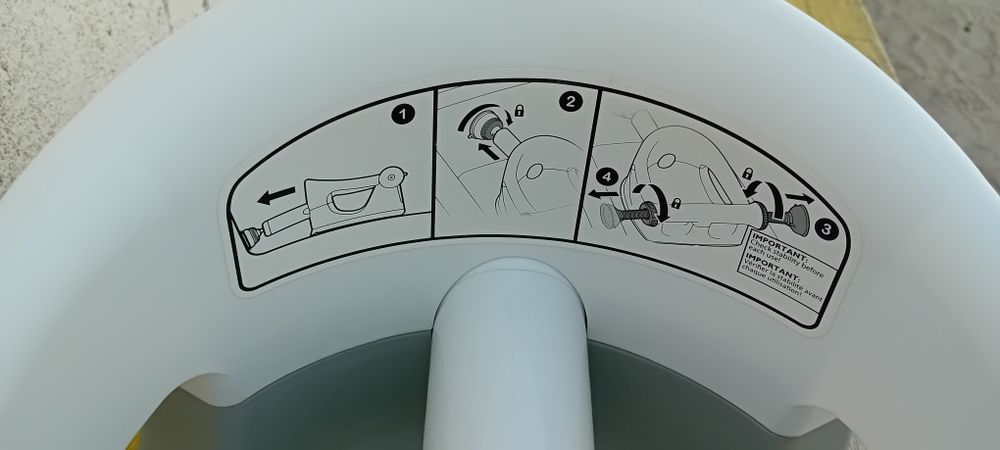 Assento banheira para bebé