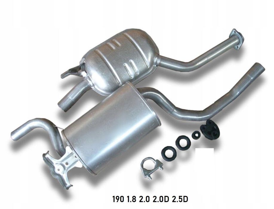 Глушник резонатор Mercedes  w202 w210 203 190 123 124 180 200 220 250