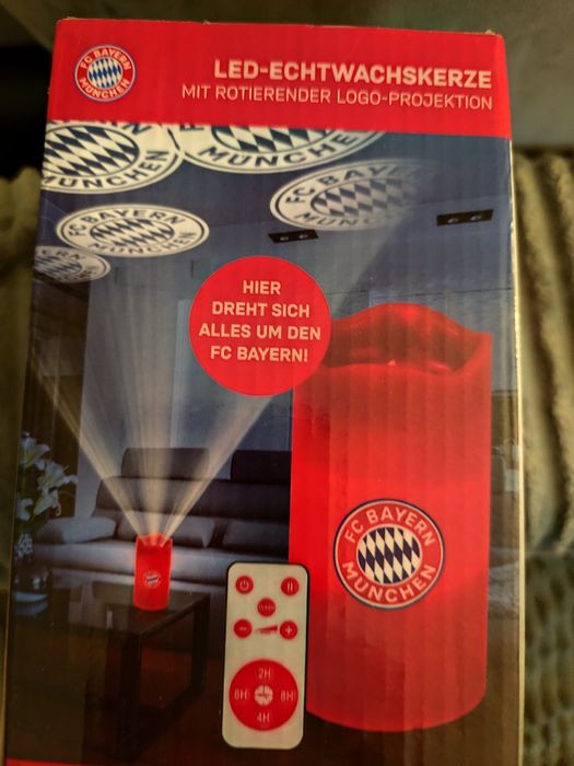 Fc bayern LED świeca woskowa