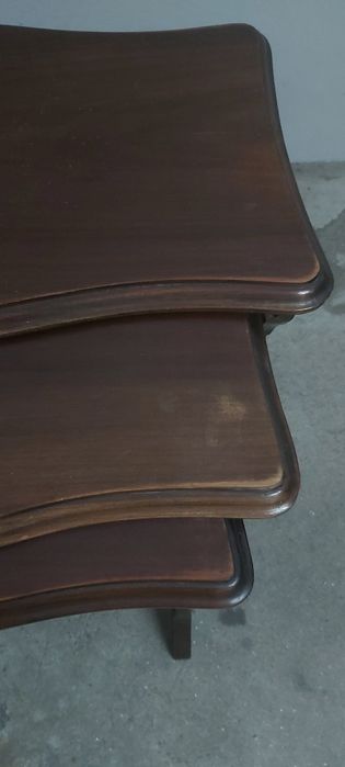 Mesa 3 níveis de madeira