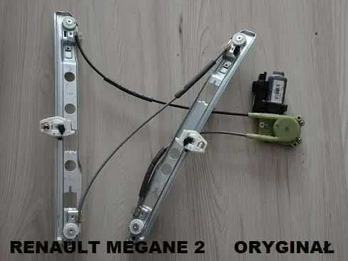 Podnośnik Mechanizm Szyby Renault Megane II 2 5d Przód Prawy 02- [5a]