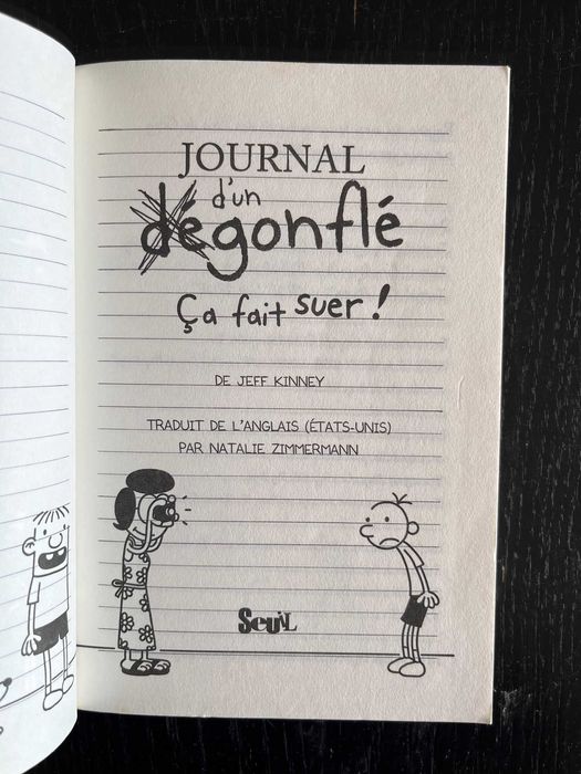 Journal d'un dégonflé nº4 - Diário de um banana nº4 - Versão francesa