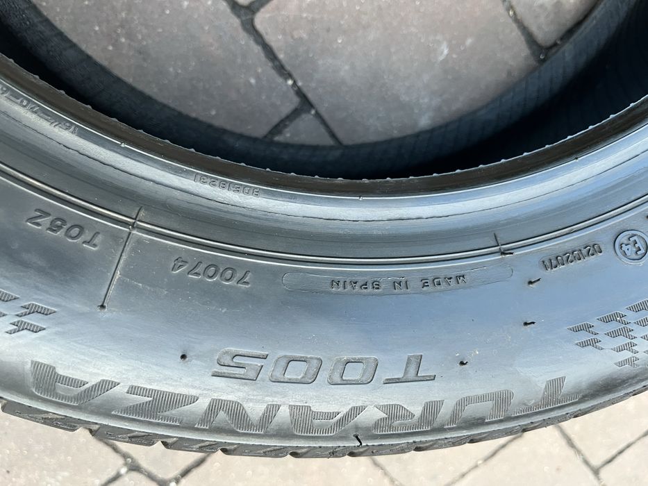 1szt. 205/55/16 Bridgestone Turanza T005 DEMO  2022 rok