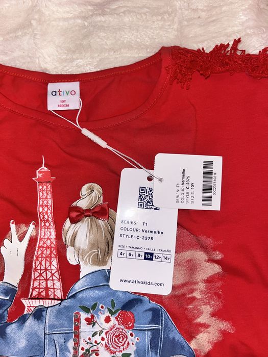 T-shirt de criança - Ativo