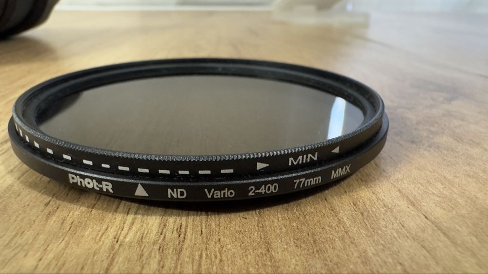 zmienny filtr ND Phot-R Vario 2–400 77 mm (ND2 – ND400)