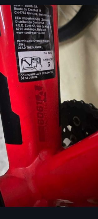Bike montanha vermelha