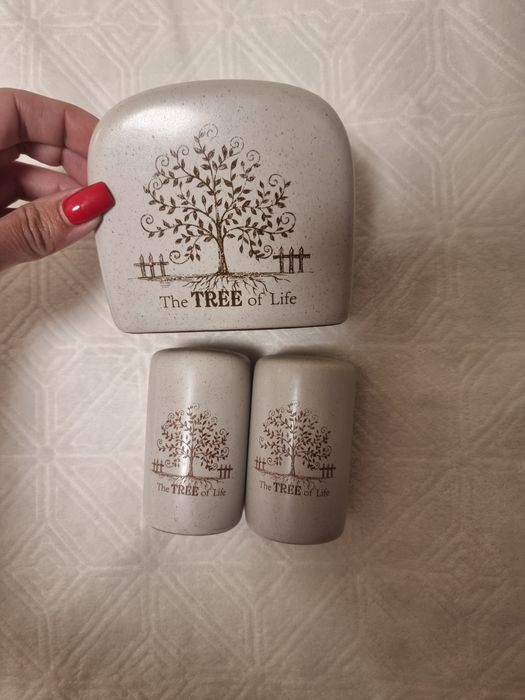 Набор для соли и перца Bella Vita Tree 3 предмета