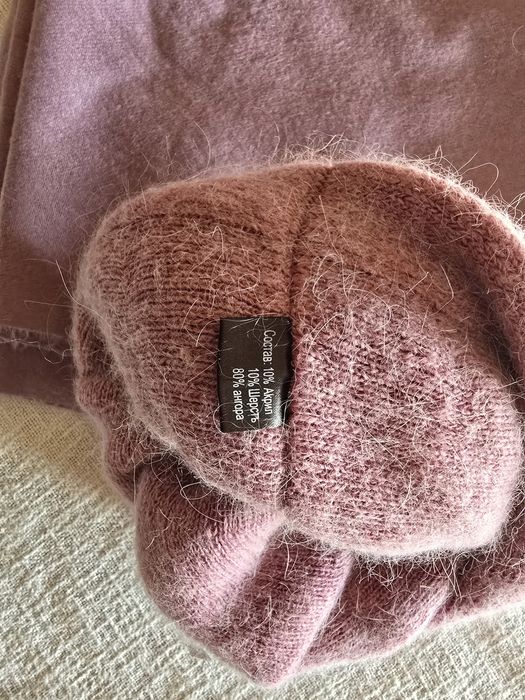 Komplet czapka i szal