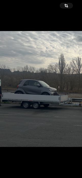 Atrelado de carga e porta automoveis