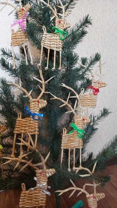 Різдвяний олень ручної роботи