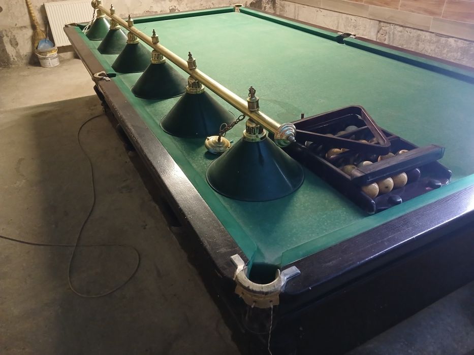 Бильярдная лампа светильник бильярдный шары бильяр полка кий стол
