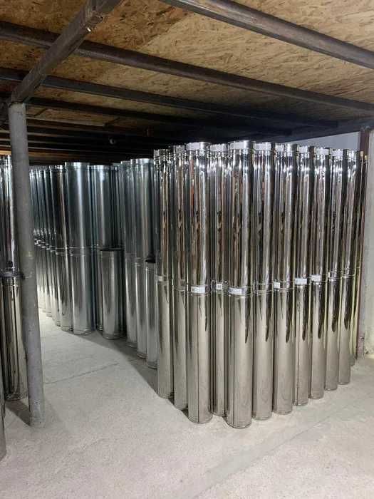 Димохід, труби з нержавійки, димохідні системи, труби для каміна