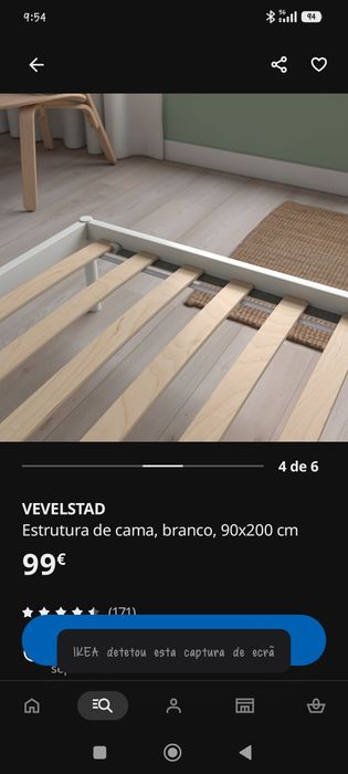 Cama de solteiro simples