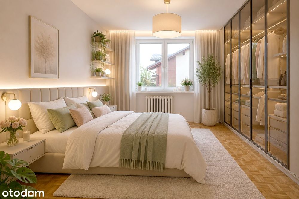 3 pokoje | 61,8 m² | parter | balkon  |0% |  około 6 000 zł za m²