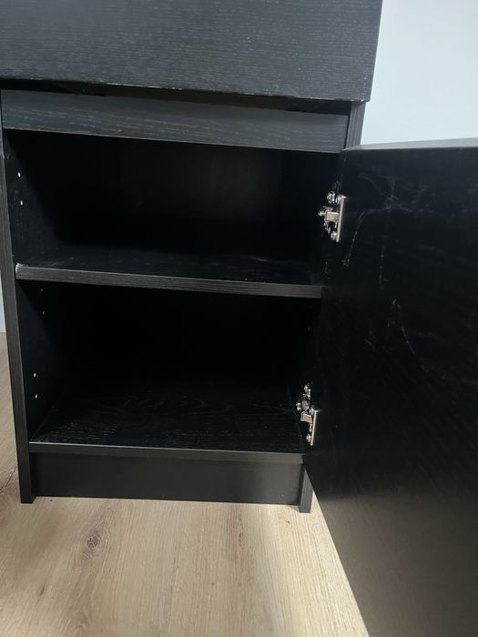 Biurko czarne biurowe