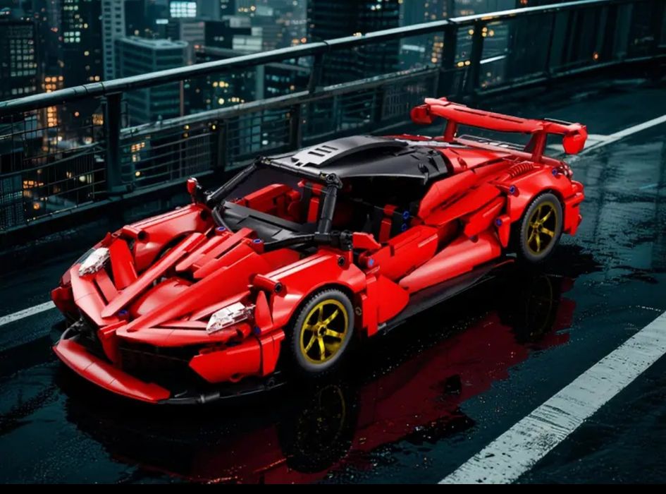 Nowe Klocki konstrukcyjne model samochodu