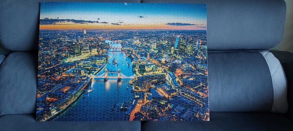 Quadro Puzzle 2500 peças - Vista aérea cidade