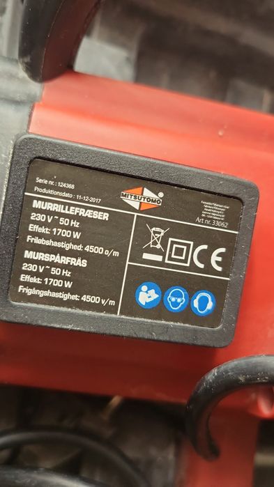 Bruzdownica Mitsutomo 1700w
