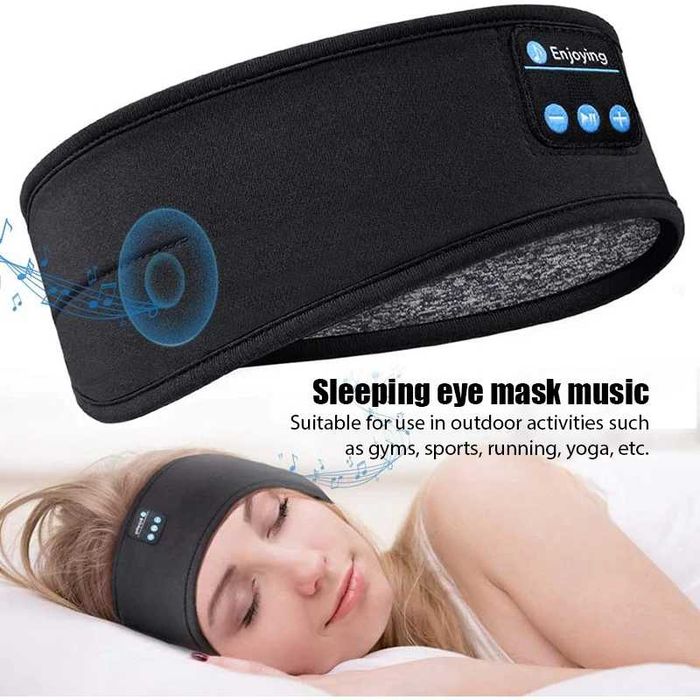 Fones de ouvido bluetooth dormir bandana elástica sem fio