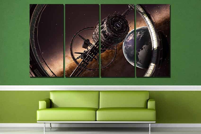 Печать фото на холсте, самоклейке. Модульные картины. Галерейная натяж