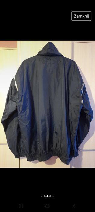 Kurtka męska z kołnierzem w paski XXL/3xl