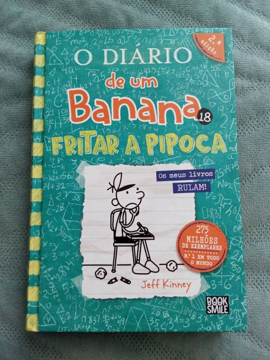 Livro O Diário de um banana. Fritar a pipoca.