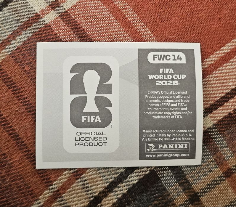 sticker fwc14, Fifa World Cup 2026