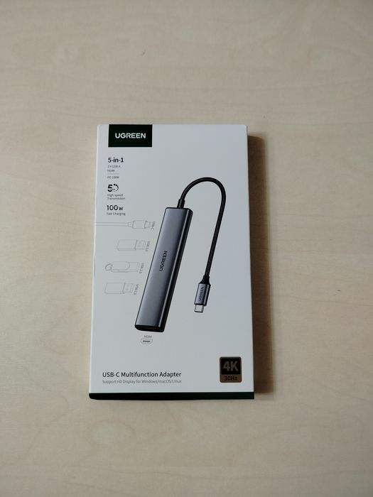 UGREEN USB-C HUB 5-в-1 | HDMI 4K | PD 100W