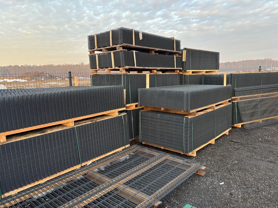 Ogrodzenia panelowe 123 cm fi4 plus podmurówka