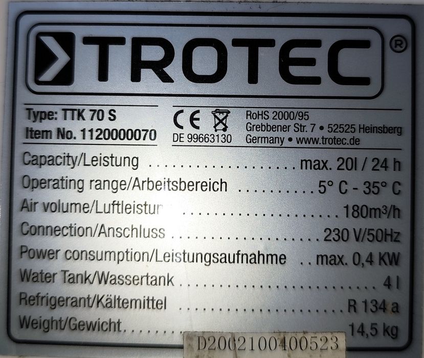 Вологопоглинач, осушувач повітря