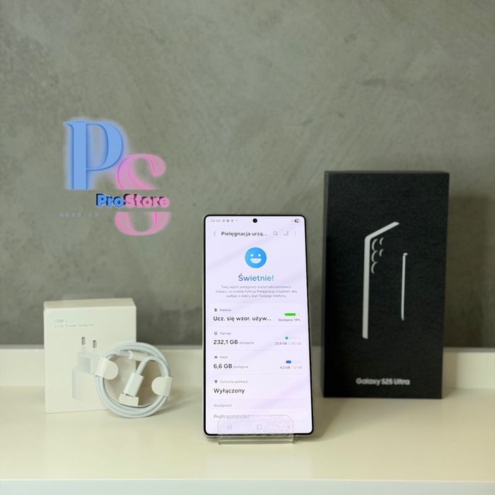 Samsung S25 Ultra 256GB Titanium Gray | Stan bdb | Sklep FV GW