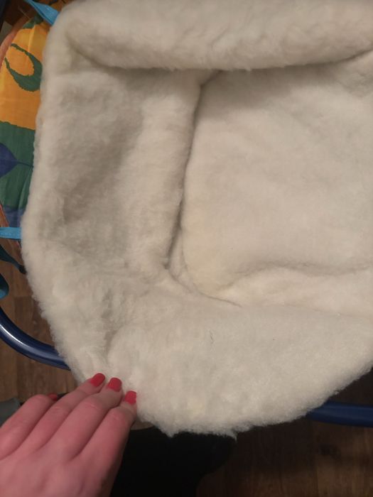 Чехол на санки голубий новий